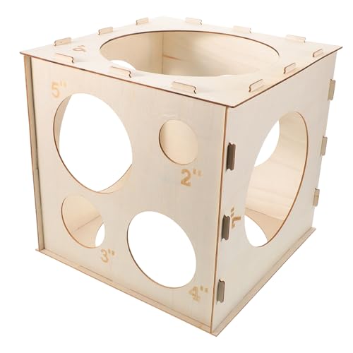 GETAJGHSD Kollapsible Ballon Messbox mit Öffnungen Präzises Werkzeug zur Messung von Ballons für Dekorationen und Arches für Hochzeiten und Partys GETAJGHSD Kollapsible Ballon Messbox mit Öffnungen Präzises Werkzeug zur Messung von Ballons für Dekorationen und Arches für Hochzeiten und Partys von GETAJGHSD