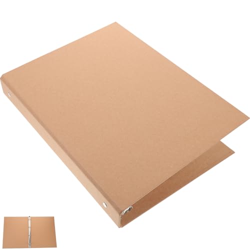 GETAJGHSD Kraftpapier Ringbuch Nachfüllbares Notizbuch Cover mit Ringen Leichter Organizer für Schüler für Büro und Studium GETAJGHSD Kraftpapier Ringbuch Nachfüllbares Notizbuch Cover mit Ringen Leichter Organizer für Schüler für Büro und Studium von GETAJGHSD
