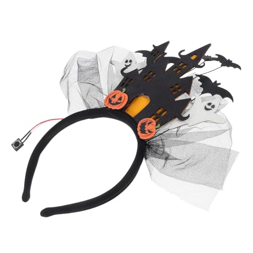 GETAJGHSD Leuchtendes Halloween Haarband Burgkostüm Requisiten Mit Geist Und Kürbis – Festlich Leuchtendes Kopfstück Für Kostüm Haar Accessoires GETAJGHSD Leuchtendes Halloween Haarband Burgkostüm Requisiten Mit Geist Und Kürbis – Festlich Leuchtendes Kopfstück Für Kostüm Haar Accessoires von GETAJGHSD