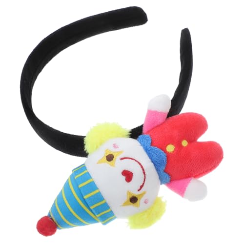 GETAJGHSD Lustiger Clown-kopfschmuck Für Zirkus-themenparty, Plüsch-kopfbedeckung Für Halloween-kostüm, Niedliches Clown-haarband Für Mädchen, Dekoratives Clown-haarband GETAJGHSD Lustiger Clown-kopfschmuck Für Zirkus-themenparty, Plüsch-kopfbedeckung Für Halloween-kostüm, Niedliches Clown-haarband Für Mädchen, Dekoratives Clown-haarband von GETAJGHSD