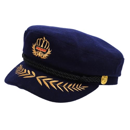 GETAJGHSD Kapitänsmütze Kostüm Marinemütze Kapitänsmütze Requisite für Party Männer Frauen Dekorative Mütze 1pc Matrosenmütze GETAJGHSD Kapitänsmütze Kostüm Marinemütze Kapitänsmütze Requisite für Party Männer Frauen Dekorative Mütze 1pc Matrosenmütze von GETAJGHSD
