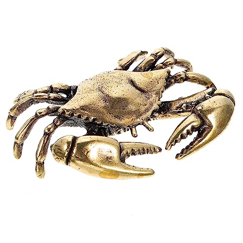 GETAJGHSD Messingkrabbe bürodeko büro Dekoration car Decoration Einzigartige Messing Dekoration wohnungseinrichtung Tischdekoration Meerestiere Krabbenstatue aus Messing Messingfigur Golden GETAJGHSD Messingkrabbe bürodeko büro Dekoration car Decoration Einzigartige Messing Dekoration wohnungseinrichtung Tischdekoration Meerestiere Krabbenstatue aus Messing Messingfigur Golden von GETAJGHSD