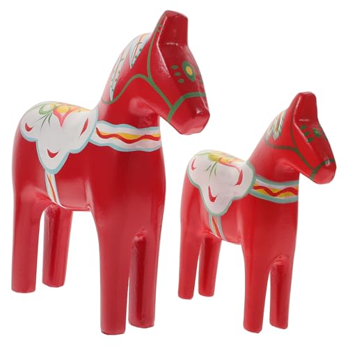 GETAJGHSD Nordisches Holzpferd Ornament Handbemalt Rotes Dalapferd Holzfigur Wohnzimmer Schreibtisch Dekoration Kreatives für Pferdeliebhaber GETAJGHSD Nordisches Holzpferd Ornament Handbemalt Rotes Dalapferd Holzfigur Wohnzimmer Schreibtisch Dekoration Kreatives für Pferdeliebhaber von GETAJGHSD