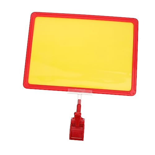 GETAJGHSD Preisetikettenhalter mit Clip Supermarkt Preisschild Anzeige Einfache Handhabung Tragbar und Leicht für Produktpräsentationen im Einzelhandel GETAJGHSD Preisetikettenhalter mit Clip Supermarkt Preisschild Anzeige Einfache Handhabung Tragbar und Leicht für Produktpräsentationen im Einzelhandel von GETAJGHSD