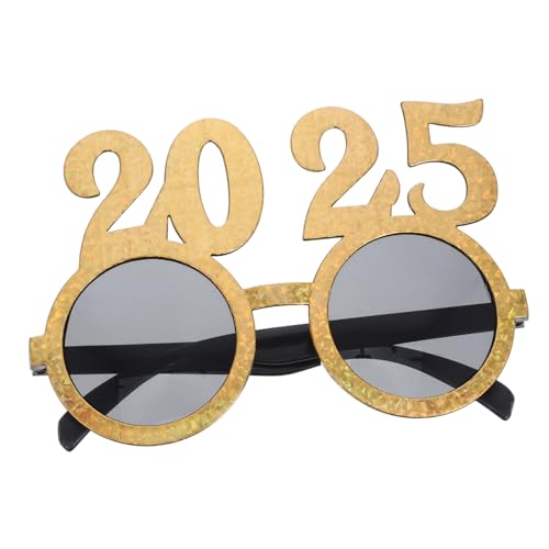 GETAJGHSD Neujahrsfeier Brille Stilvolle Partybrille Als Foto Requisite Leichtes Ergonomisches Design Einzigartiger Look Für Unvergessliche Momente Party Zubehör Für Erwachsene von GETAJGHSD