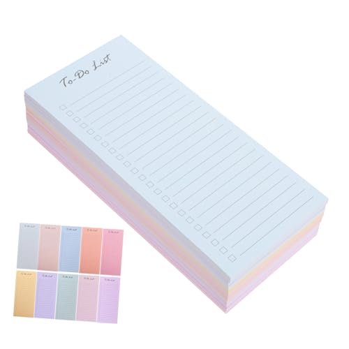 GETAJGHSD To Do Notizblöcke mit Haftnotizen Praktischer Planer für Einkaufslisten Tägliche Organisation und Aufgabenverwaltung Bunte Schreibtisch Stationery für Bürobedarf GETAJGHSD To Do Notizblöcke mit Haftnotizen Praktischer Planer für Einkaufslisten Tägliche Organisation und Aufgabenverwaltung Bunte Schreibtisch Stationery für Bürobedarf von GETAJGHSD