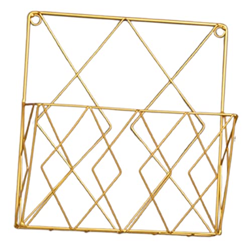 GETAJGHSD Wandmontierter Bücherregal Magazine Halter aus Goldfarbener Buchorganizer für Wohnzimmer Büro und Dekoration Rustikale Zeitschriftenablage GETAJGHSD Wandmontierter Bücherregal Magazine Halter aus Goldfarbener Buchorganizer für Wohnzimmer Büro und Dekoration Rustikale Zeitschriftenablage von GETAJGHSD