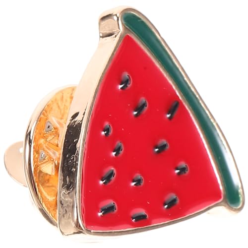 GETAJGHSD Wassermelonen Brosche, Schal Brosche, Retro Pullover Clips, Kragen Clip Für Damen, Kleidungs Clips, Cartoon Cardigan Clip, Cartoon Brosche, Anstecknadel, Brosche Für Kleidung, von GETAJGHSD