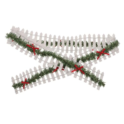 GETAJGHSD Weihnachtsgartenzaun, Kleiner Lattenzaun, Miniatur Holzzaun, Weihnachtsdekoration, Miniaturzaun, Mini Zaun, Miniatur Bastelbedarf, Miniatur Gartenzaun, Holz Gartenzaun GETAJGHSD Weihnachtsgartenzaun, Kleiner Lattenzaun, Miniatur Holzzaun, Weihnachtsdekoration, Miniaturzaun, Mini Zaun, Miniatur Bastelbedarf, Miniatur Gartenzaun, Holz Gartenzaun von GETAJGHSD
