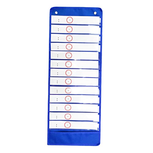 GETAJGHSD Zeitplan Hänge Tasche Fächer mit Wiederverwendbaren Dry Erase Karten Türhaken Transparent Blau für Klassenzimmer und Büro zur Übersichtlichen Tagesplanung GETAJGHSD Zeitplan Hänge Tasche Fächer mit Wiederverwendbaren Dry Erase Karten Türhaken Transparent Blau für Klassenzimmer und Büro zur Übersichtlichen Tagesplanung von GETAJGHSD
