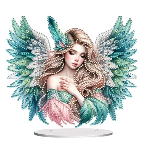 GETBSTOOP PET ENGEL GURM MALEN TABLETOP ORNAMENTS KIT 5d Diy Art Tabletop Dekorationen Bürodekoration von GETBSTOOP