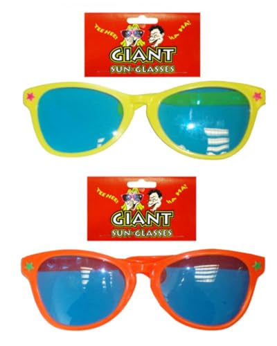 GETINSTYLE SHOP Bundle - 2x Riesen-Sonnenbrille für Erwachsene, verschiedene Farben GETINSTYLE SHOP Bundle - 2x Riesen-Sonnenbrille für Erwachsene, verschiedene Farben von GETINSTYLE SHOP