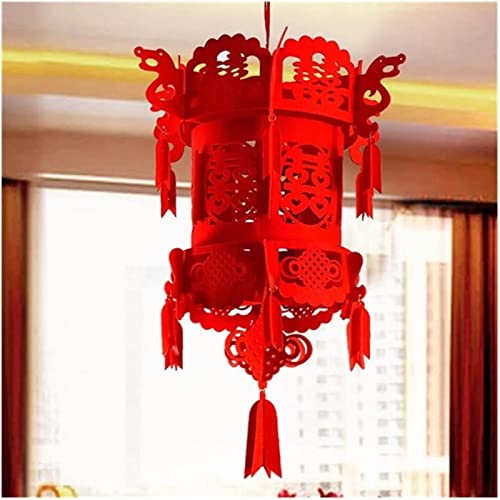 Papierlaternen,Hängende Dekorationen, Neues Jahr, glücklich, verheißungsvoll, rot, doppeltes Glück, chinesischer Knoten, Quaste, Hängelaterne, Dachhochzeit, Raumdekoration, rote Papierlaternen for Auf Papierlaternen,Hängende Dekorationen, Neues Jahr, glücklich, verheißungsvoll, rot, doppeltes Glück, chinesischer Knoten, Quaste, Hängelaterne, Dachhochzeit, Raumdekoration, rote Papierlaternen for Auf von GETREY