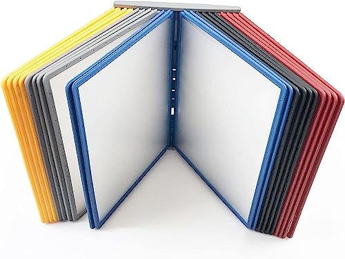 Wandmontierte Ordner, Aufbewahrungsregale, Dokumentenmappe aus Papier im A4-Format, Klappmappe for Aufhängen an der Wand, Aktenorganisator mit 20 Seiten, wandmontiertes Poster-Klappbuch-Display for We Wandmontierte Ordner, Aufbewahrungsregale, Dokumentenmappe aus Papier im A4-Format, Klappmappe for Aufhängen an der Wand, Aktenorganisator mit 20 Seiten, wandmontiertes Poster-Klappbuch-Display for We von GETREY