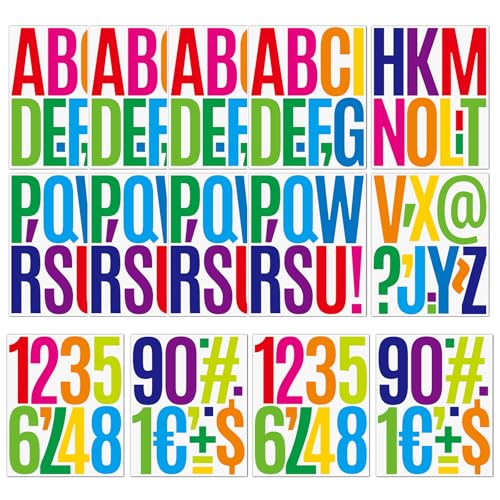16 Blatt Buchstaben Aufkleber Große, 5 Zoll Klebebuchstaben Groß Selbstklebende Buchstaben Wasserfeste Selbstklebende Buchstabenaufkleber für Poster Outdoor Schilder Autos Briefkästen Schilder Fenster 16 Blatt Buchstaben Aufkleber Große, 5 Zoll Klebebuchstaben Groß Selbstklebende Buchstaben Wasserfeste Selbstklebende Buchstabenaufkleber für Poster Outdoor Schilder Autos Briefkästen Schilder Fenster von GETRICH