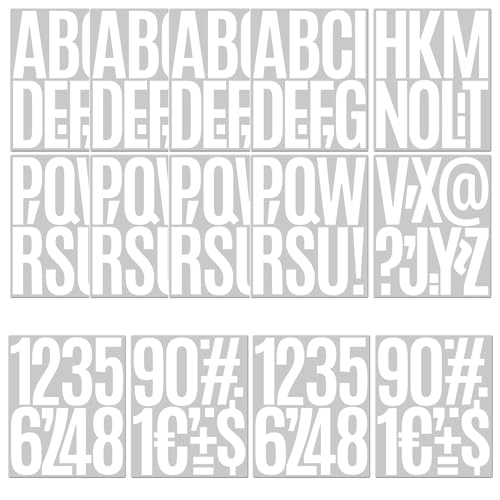 16 Blatt Buchstaben Aufkleber Große, 5 Zoll Klebebuchstaben Groß Selbstklebende Buchstaben Wasserfeste Selbstklebende Buchstabenaufkleber für Poster Outdoor Schilder Autos Briefkästen Schilder Fenster 16 Blatt Buchstaben Aufkleber Große, 5 Zoll Klebebuchstaben Groß Selbstklebende Buchstaben Wasserfeste Selbstklebende Buchstabenaufkleber für Poster Outdoor Schilder Autos Briefkästen Schilder Fenster von GETRICH