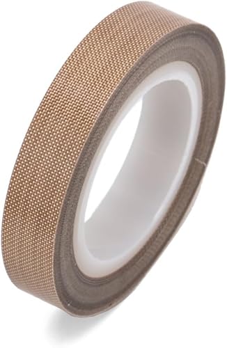 Hochtemperatur-Klebeband aus Glasfaser, Dicke 0,18 mm, PTFE, für Vakuumiermaschinen, Elektroindustrie, 10 Meter lang (13 mm) von GETSTREE