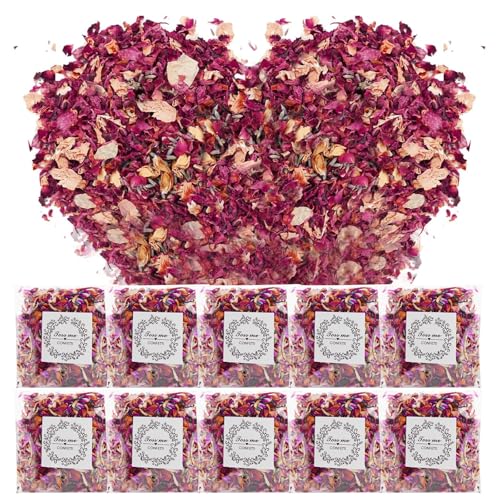 10er Pack Konfetti Hochzeit Natürliches Streublumen Biologisch Abbaubare Getrocknete Blütenblätter Trockenblumen Konfetti Blumenkonffetti Dekoration Enthält bunte Chrysanthemen kleine Rosen Lavendel 10er Pack Konfetti Hochzeit Natürliches Streublumen Biologisch Abbaubare Getrocknete Blütenblätter Trockenblumen Konfetti Blumenkonffetti Dekoration Enthält bunte Chrysanthemen kleine Rosen Lavendel von GEXINKEJI