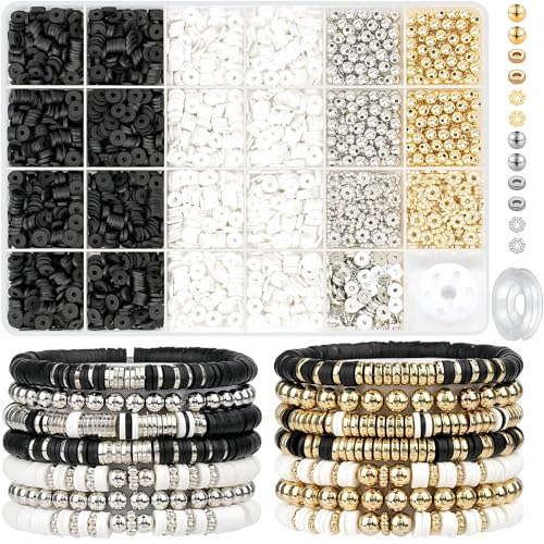 GEXINKEJI 3000 Polymer Ton Perlen Set Perlenset für Armbänder Selber Machen Perlen für Armbänder Jewelry Making Kit für Schmuck DIY Weihnachten Urlaub Party Ostern Clay Beads Set GEXINKEJI 3000 Polymer Ton Perlen Set Perlenset für Armbänder Selber Machen Perlen für Armbänder Jewelry Making Kit für Schmuck DIY Weihnachten Urlaub Party Ostern Clay Beads Set von GEXINKEJI
