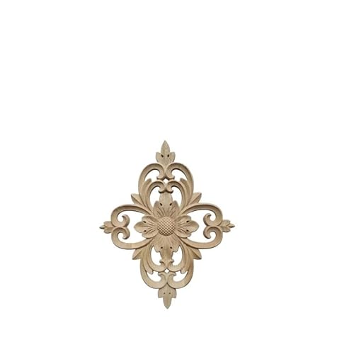 Ornamente FüR MöBel Holzfiguren, Kunsthandwerk, einzigartige natürliche Blumen, aus Holz geschnitzte Eckapplikationen, Rahmen, Möbel, Holzschnitzerei for Wohnmöbel-Dekor Holzornamente(MD-0001-1-20-25C Ornamente FüR MöBel Holzfiguren, Kunsthandwerk, einzigartige natürliche Blumen, aus Holz geschnitzte Eckapplikationen, Rahmen, Möbel, Holzschnitzerei for Wohnmöbel-Dekor Holzornamente(MD-0001-1-20-25C von GFDSGRE