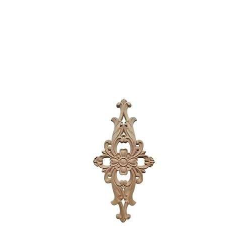 Ornamente FüR MöBel Holzfiguren, Kunsthandwerk, einzigartige natürliche Blumen, aus Holz geschnitzte Eckapplikationen, Rahmen, Möbel, Holzschnitzerei for Wohnmöbel-Dekor Holzornamente(MD-0001-3-18-10C Ornamente FüR MöBel Holzfiguren, Kunsthandwerk, einzigartige natürliche Blumen, aus Holz geschnitzte Eckapplikationen, Rahmen, Möbel, Holzschnitzerei for Wohnmöbel-Dekor Holzornamente(MD-0001-3-18-10C von GFDSGRE
