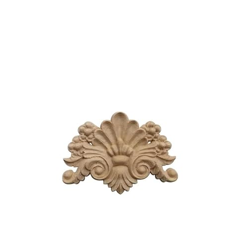 Ornamente FüR MöBel Holzfiguren, Kunsthandwerk, einzigartige natürliche Blumen, aus Holz geschnitzte Eckapplikationen, Rahmen, Möbel, Holzschnitzerei for Wohnmöbel-Dekor Holzornamente(MD-0001-7-8.5-6C Ornamente FüR MöBel Holzfiguren, Kunsthandwerk, einzigartige natürliche Blumen, aus Holz geschnitzte Eckapplikationen, Rahmen, Möbel, Holzschnitzerei for Wohnmöbel-Dekor Holzornamente(MD-0001-7-8.5-6C von GFDSGRE