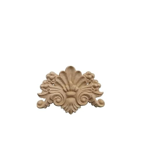 Ornamente FüR MöBel Holzfiguren, Kunsthandwerk, einzigartige natürliche Blumen, aus Holz geschnitzte Eckapplikationen, Rahmen, Möbel, Holzschnitzerei for Wohnmöbel-Dekor Holzornamente(MD-0001-7-12-8CM Ornamente FüR MöBel Holzfiguren, Kunsthandwerk, einzigartige natürliche Blumen, aus Holz geschnitzte Eckapplikationen, Rahmen, Möbel, Holzschnitzerei for Wohnmöbel-Dekor Holzornamente(MD-0001-7-12-8CM von GFDSGRE