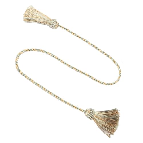 Vorhang Raffhalter 1 Stücke Zimmer Zubehör Quaste Vorhang Raffhalter Fringe Handgemachte Vorhang Raffhalter Hängende Kugel Schnalle Seil Vorhänge Halter Verband Raffhalter FüR VorhäNge(Mix blue) von GFDSGRE