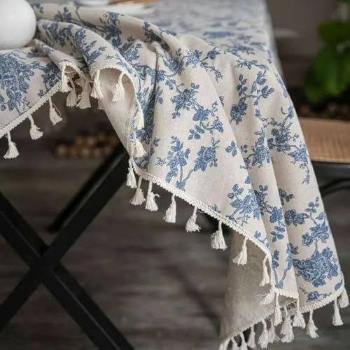 90~300cm Tischdecke aus Baumwolle mit Blumendruck und Orchideenmuster in Beige, Geburtstag, rechteckig, rund, Leinenstoff-Zb0113-140x300cm 90~300cm Tischdecke aus Baumwolle mit Blumendruck und Orchideenmuster in Beige, Geburtstag, rechteckig, rund, Leinenstoff-Zb0113-140x300cm von GFFJHGGD