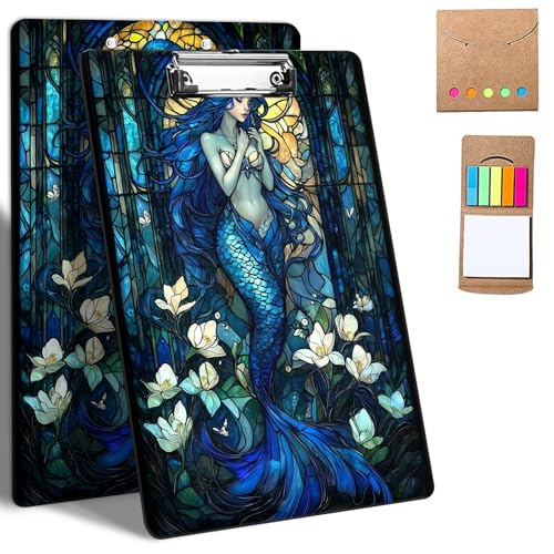 GFRGTFHYT Kunststoff-Klemmbretter, 22,9 x 32,5 cm, niedliches Klemmbrett mit flachem Profil, Metallclip, dekorative Klemmbretter, Stardard A4, Briefgröße für Klassenzimmer, Büro, Männer, Frauen, Kunst GFRGTFHYT Kunststoff-Klemmbretter, 22,9 x 32,5 cm, niedliches Klemmbrett mit flachem Profil, Metallclip, dekorative Klemmbretter, Stardard A4, Briefgröße für Klassenzimmer, Büro, Männer, Frauen, Kunst von GFRGTFHYT