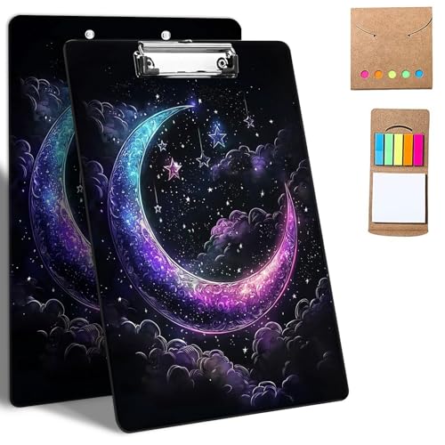 GFRGTFHYT Kunststoff-Klemmbretter, 22,9 x 32,5 cm, niedliches Klemmbrett mit flachem Profil, Metallclip, dekorative Klemmbretter, Stardard A4, Briefgröße für Klassenzimmer, Büro, Männer, Frauen, Kunst GFRGTFHYT Kunststoff-Klemmbretter, 22,9 x 32,5 cm, niedliches Klemmbrett mit flachem Profil, Metallclip, dekorative Klemmbretter, Stardard A4, Briefgröße für Klassenzimmer, Büro, Männer, Frauen, Kunst von GFRGTFHYT