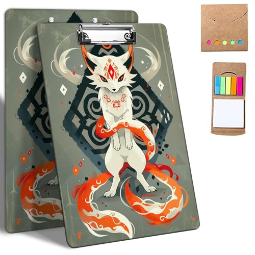 GFRGTFHYT Kunststoff-Klemmbretter, 22,9 x 32,5 cm, niedliches Klemmbrett mit niedrigem Profil, Metallclip, dekorative Klemmbretter, Stardard A4, Briefgröße für Klassenzimmer, Büro, Studenten, Frauen GFRGTFHYT Kunststoff-Klemmbretter, 22,9 x 32,5 cm, niedliches Klemmbrett mit niedrigem Profil, Metallclip, dekorative Klemmbretter, Stardard A4, Briefgröße für Klassenzimmer, Büro, Studenten, Frauen von GFRGTFHYT