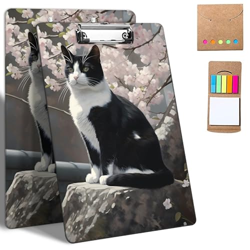 GFRGTFHYT Kunststoff-Klemmbretter, 9 x 12,5 cm Klemmbretter mit flachem Profil-Clip, niedliches Klemmbrett, A4, Briefgröße mit Notizen für Klassenzimmer, Büro, Studenten, Frauen, Kinder, Katze GFRGTFHYT Kunststoff-Klemmbretter, 9 x 12,5 cm Klemmbretter mit flachem Profil-Clip, niedliches Klemmbrett, A4, Briefgröße mit Notizen für Klassenzimmer, Büro, Studenten, Frauen, Kinder, Katze von GFRGTFHYT