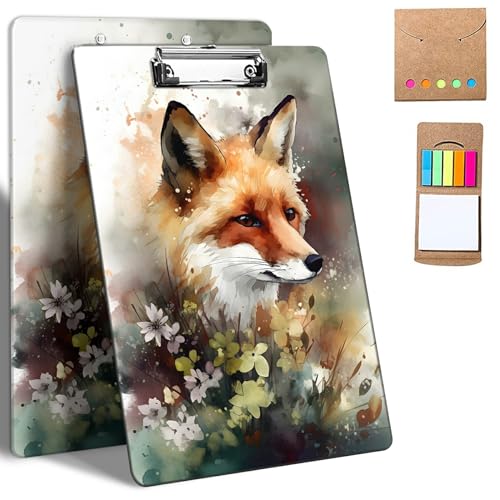 GFRGTFHYT Kunststoff-Klemmbretter, 9 x 12,5 cm Klemmbretter mit flachem Profil-Clip, niedliches Klemmbrett, A4, Briefgröße mit Notizen für Klassenzimmer, Büro, Studenten, Frauen, Kunst, Aquarell GFRGTFHYT Kunststoff-Klemmbretter, 9 x 12,5 cm Klemmbretter mit flachem Profil-Clip, niedliches Klemmbrett, A4, Briefgröße mit Notizen für Klassenzimmer, Büro, Studenten, Frauen, Kunst, Aquarell von GFRGTFHYT