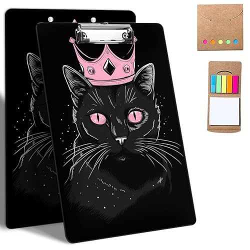 GFRGTFHYT Kunststoff-Klemmbretter, 9 x 12,5 cm Klemmbretter mit niedrigem Profil-Clip, niedliches Klemmbrett, A4, Briefgröße mit Notizen für Klassenzimmer, Büro, Studenten, Frauen, Kinder, Krone GFRGTFHYT Kunststoff-Klemmbretter, 9 x 12,5 cm Klemmbretter mit niedrigem Profil-Clip, niedliches Klemmbrett, A4, Briefgröße mit Notizen für Klassenzimmer, Büro, Studenten, Frauen, Kinder, Krone von GFRGTFHYT