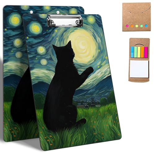 GFRGTFHYT Kunststoff-Klemmbretter, 9 x 12,5 cm Klemmbretter mit niedrigem Profil-Clip, niedliches Klemmbrett, A4, Briefgröße mit Notizen für Klassenzimmer, Büro, Studenten, Frauen, Kinder, Kunst GFRGTFHYT Kunststoff-Klemmbretter, 9 x 12,5 cm Klemmbretter mit niedrigem Profil-Clip, niedliches Klemmbrett, A4, Briefgröße mit Notizen für Klassenzimmer, Büro, Studenten, Frauen, Kinder, Kunst von GFRGTFHYT