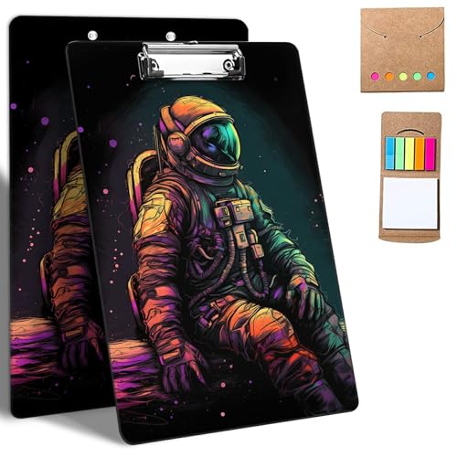 GFRGTFHYT Kunststoff-Klemmbretter, 9 x 12,5 cm Klemmbretter mit niedrigem Profil-Clip, niedliches Klemmbrett, A4, Briefgröße mit Notizen für Klassenzimmer, Büro, Studenten, Frauen, Kinder GFRGTFHYT Kunststoff-Klemmbretter, 9 x 12,5 cm Klemmbretter mit niedrigem Profil-Clip, niedliches Klemmbrett, A4, Briefgröße mit Notizen für Klassenzimmer, Büro, Studenten, Frauen, Kinder von GFRGTFHYT