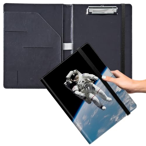 Klemmbrett für Padfolio, mit Visitenkartenhalter, Aufbewahrung, Klemmbrett mit Abdeckung für Rechtsblockhalter, Briefgröße, A4, Schreibblock für Schule, Büro, Klemmbretter, Space-Man Universum Klemmbrett für Padfolio, mit Visitenkartenhalter, Aufbewahrung, Klemmbrett mit Abdeckung für Rechtsblockhalter, Briefgröße, A4, Schreibblock für Schule, Büro, Klemmbretter, Space-Man Universum von GFRGTFHYT