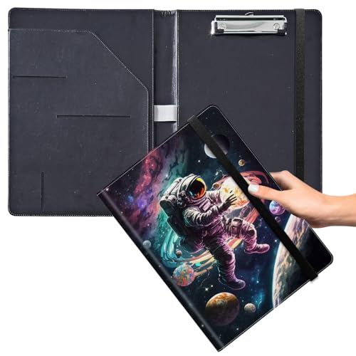 Klemmbrett für Padfolio, mit Visitenkartenhalter, Aufbewahrung, Klemmbrett mit Abdeckung für Rechtsblockhalter, Briefgröße, A4, Schreibblock für Schule, Büro, Klemmbretter, Universum, Space-Man Klemmbrett für Padfolio, mit Visitenkartenhalter, Aufbewahrung, Klemmbrett mit Abdeckung für Rechtsblockhalter, Briefgröße, A4, Schreibblock für Schule, Büro, Klemmbretter, Universum, Space-Man von GFRGTFHYT