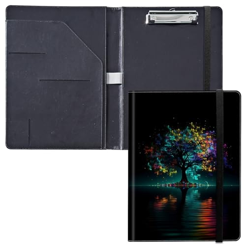 Klemmbrett für Padfolio, mit Visitenkartenhalter, Aufbewahrung, Klemmbrett mit Abdeckung für Rechtsblockhalter, Briefgröße, A4, Schreibblock für Schule, Büro, Konferenz, Klemmbretter, Kunstbaum Klemmbrett für Padfolio, mit Visitenkartenhalter, Aufbewahrung, Klemmbrett mit Abdeckung für Rechtsblockhalter, Briefgröße, A4, Schreibblock für Schule, Büro, Konferenz, Klemmbretter, Kunstbaum von GFRGTFHYT