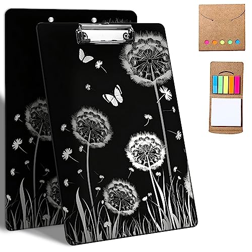 Kunststoff-Klemmbretter, 9 x 12,5 cm Klemmbretter mit flachem Profil-Clip, niedliches Klemmbrett, A4, Briefgröße für Klassenzimmer, Büro, Studenten, Frauen, Kinder, mit Notizen, Löwenzahn Kunststoff-Klemmbretter, 9 x 12,5 cm Klemmbretter mit flachem Profil-Clip, niedliches Klemmbrett, A4, Briefgröße für Klassenzimmer, Büro, Studenten, Frauen, Kinder, mit Notizen, Löwenzahn von GFRGTFHYT