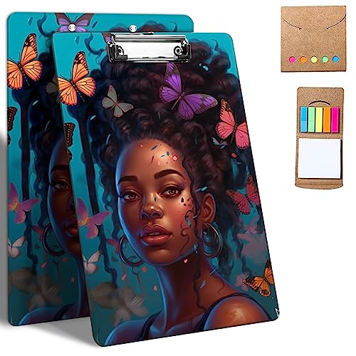 Kunststoff-Klemmbretter, 9 x 12,5 cm Klemmbretter mit flachem Profil-Clip, niedliches Klemmbrett, A4, Briefgröße für Klassenzimmer, Büro, Studenten, Frauen, Kinder, mit Notizen, Schmetterlinge Kunststoff-Klemmbretter, 9 x 12,5 cm Klemmbretter mit flachem Profil-Clip, niedliches Klemmbrett, A4, Briefgröße für Klassenzimmer, Büro, Studenten, Frauen, Kinder, mit Notizen, Schmetterlinge von GFRGTFHYT