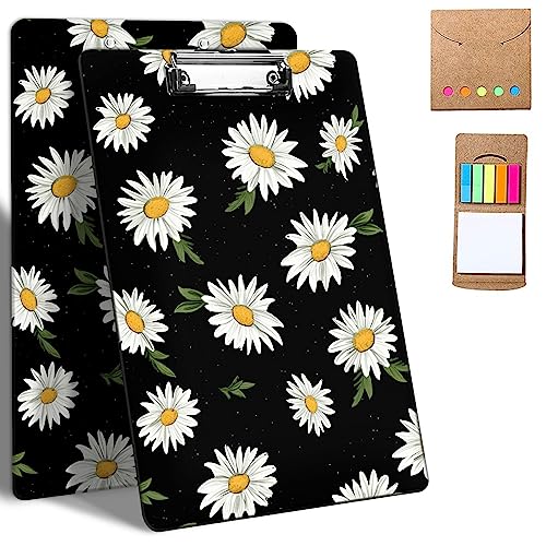 Kunststoff-Klemmbretter, 9 x 12,5 cm Klemmbretter mit flachem Profil-Clip, niedliches Klemmbrett, A4, Briefgröße für Klassenzimmer, Büro, Studenten, Frauen, Kinder, mit Notizen, niedliche Blumen Kunststoff-Klemmbretter, 9 x 12,5 cm Klemmbretter mit flachem Profil-Clip, niedliches Klemmbrett, A4, Briefgröße für Klassenzimmer, Büro, Studenten, Frauen, Kinder, mit Notizen, niedliche Blumen von GFRGTFHYT