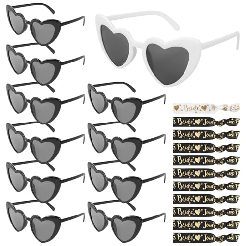 GFUEIGJ 22 Stück Brille Team ArmbäNder Set Retro JGA Brille Team Braut ArmbäNder Vergnügen JGA Brille Herz Sonnenbrille Set JGA Sonnenbrille für Junggesellinnenabschied Hochzeit GFUEIGJ 22 Stück Brille Team ArmbäNder Set Retro JGA Brille Team Braut ArmbäNder Vergnügen JGA Brille Herz Sonnenbrille Set JGA Sonnenbrille für Junggesellinnenabschied Hochzeit von GFUEIGJ