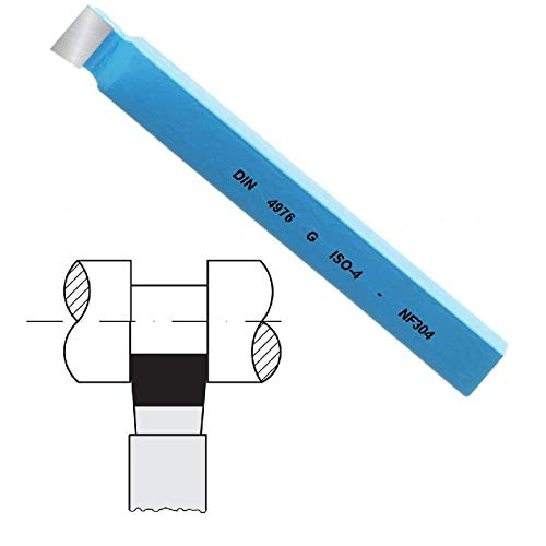 Stechdrehmeißel Drehmeißel Drehstahl außen Ø 16 x 16 mm quadratisch P20 HM-bestückt DIN 4976 - ISO 4 von GG