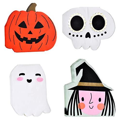 GGBOY 80 Stück Halloween-Servietten, Geist, Hexe, Totenkopf, Kürbis, Halloween-Papierservietten, Halloween-Mottoparty-Servietten, Halloween-Servietten, Halloween, Geschirr GGBOY 80 Stück Halloween-Servietten, Geist, Hexe, Totenkopf, Kürbis, Halloween-Papierservietten, Halloween-Mottoparty-Servietten, Halloween-Servietten, Halloween, Geschirr von GGBOY
