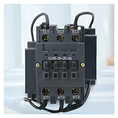 Schützgeschalteter Kondensator AC.Schütz 3P 380V.CJX8 B25C B30C B50C B63C B75C Kupferspule Silberner Punkt Magnetverschluss 220 mm nach DIN-Norm(B50c Ac380v) von GGDBJKUI