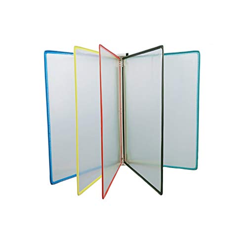 Flip-File-Halter, an der Wand montiertes Poster-Flip-Book-Display, Flip-File-Halter, an der Wand montiertes magnetisches Display 33 × 23 × 5,8 cm (einzigartige Farbe)(Combination of Red,Combination of von GGFFJ