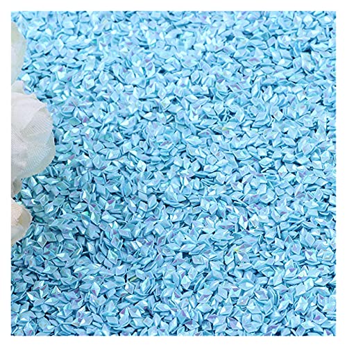 Pailletten for Basteln, 10 g, 4 mm, Pailletten, PVC, lose Diamant-Pailletten, Pailletten, Nähen, Hochzeitsbasteln(Blue) von GGFFJ