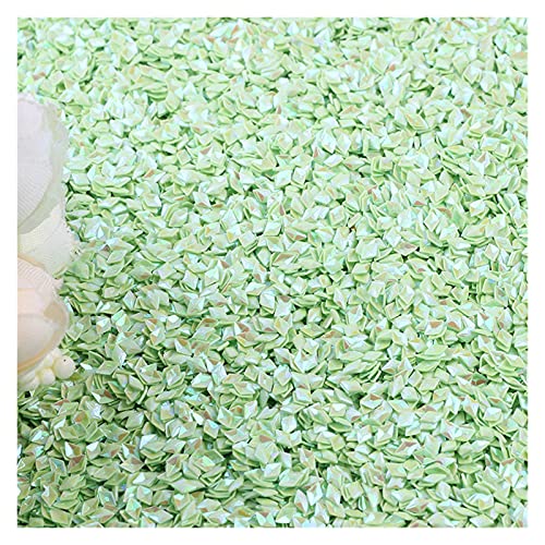 Pailletten for Basteln, 10 g, 4 mm, Pailletten, PVC, lose Diamant-Pailletten, Pailletten, Nähen, Hochzeitsbasteln(Green) von GGFFJ